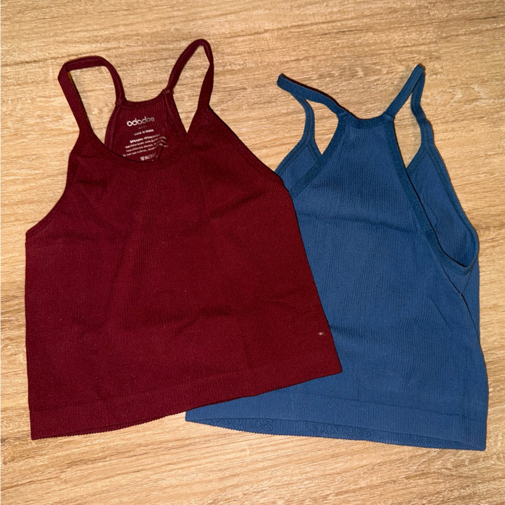 Cider Blue and Burgundy Camisoles